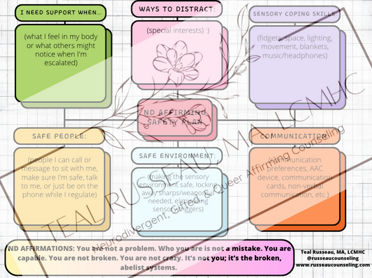 Neurodivergent Affirming Safety Plan