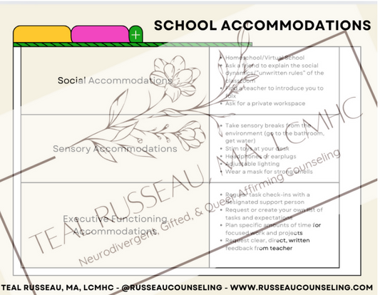 School Accommodations for Neurodivergent Kids