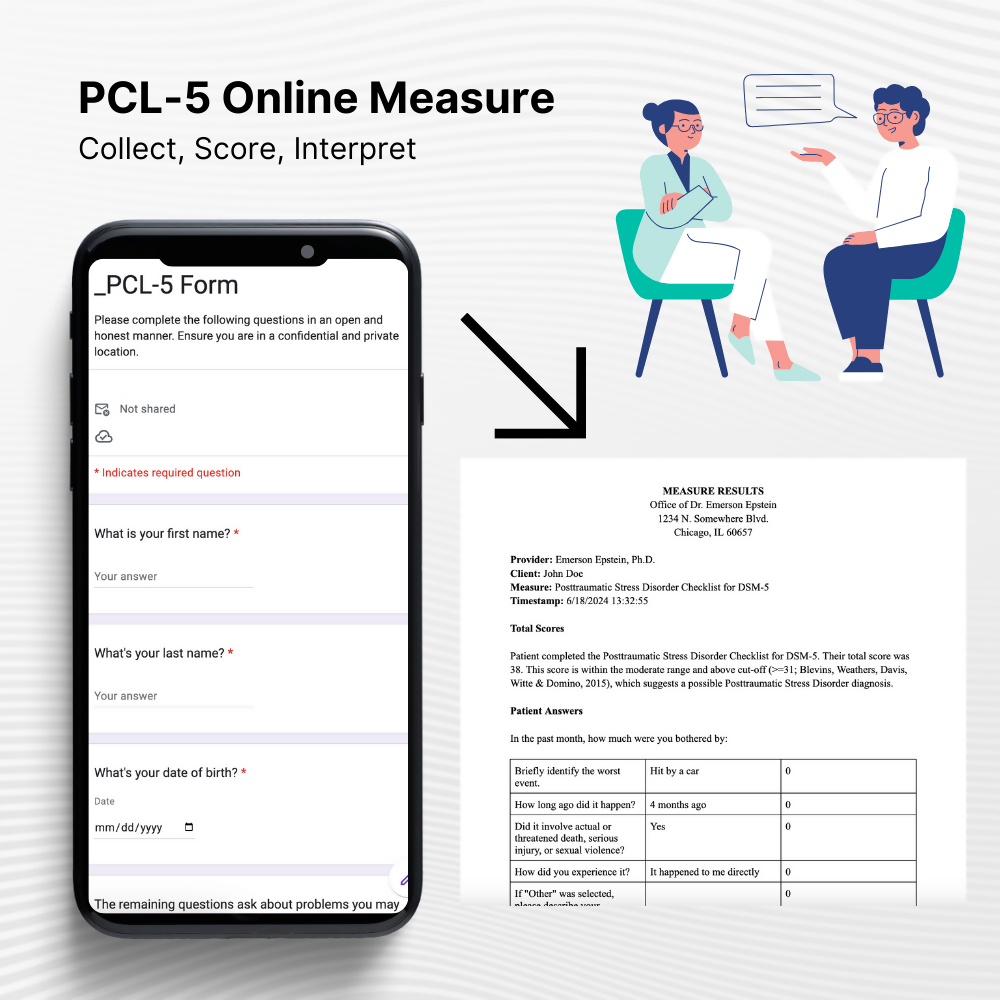 PCL-5 Google Form with Scoring and Interpretation via Google App Scrip