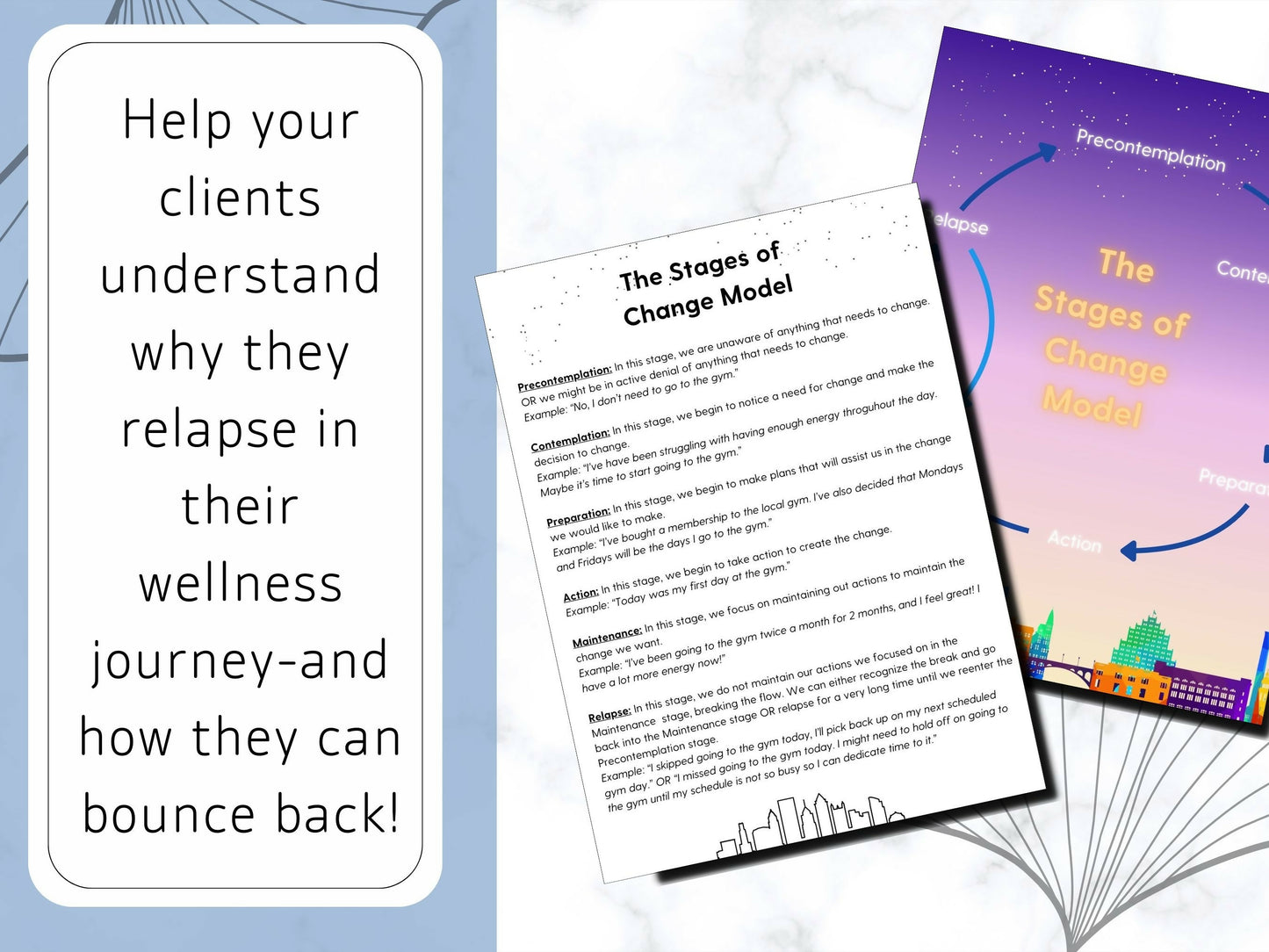 Help your mental health clients understand why they relapse in their wellness journey and help them bounce back