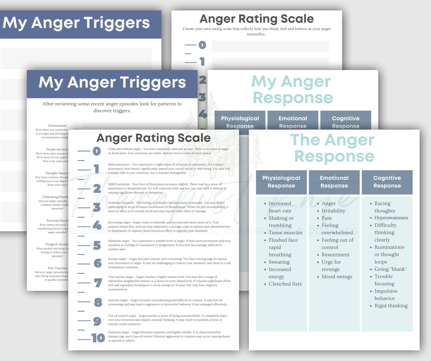 anger buttons worksheet