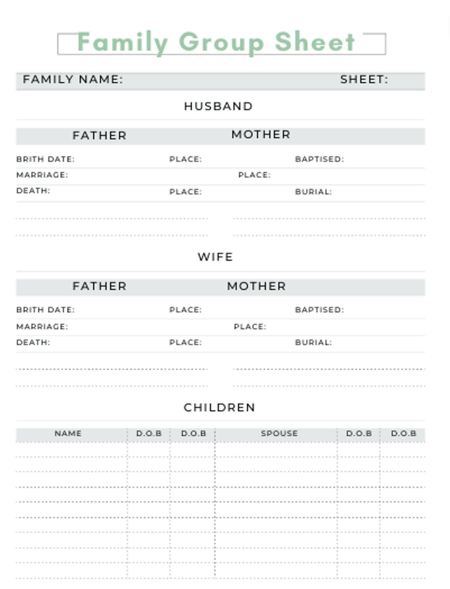 Questions to ask my grandparents and family genealogy