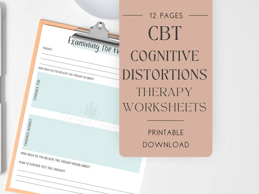 CBT Cognitive Distortions Bundle