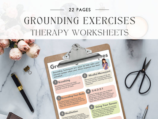 Grounding & Distress Tolerance Worksheets & Handouts