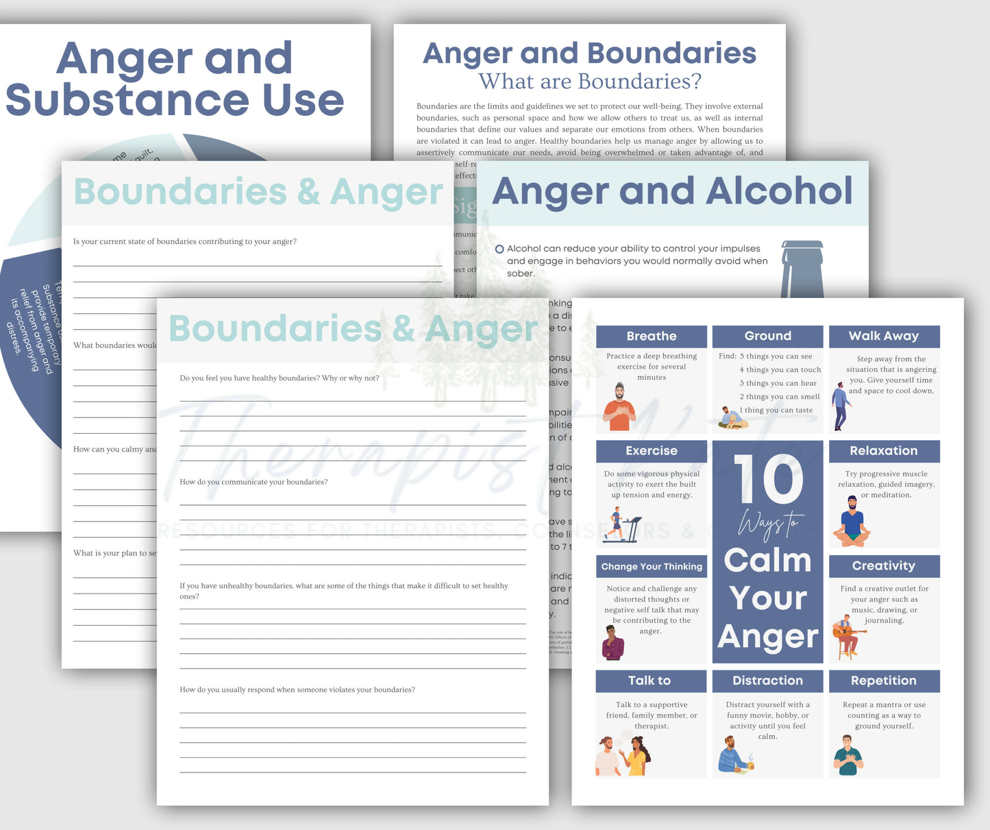 anger management worksheets