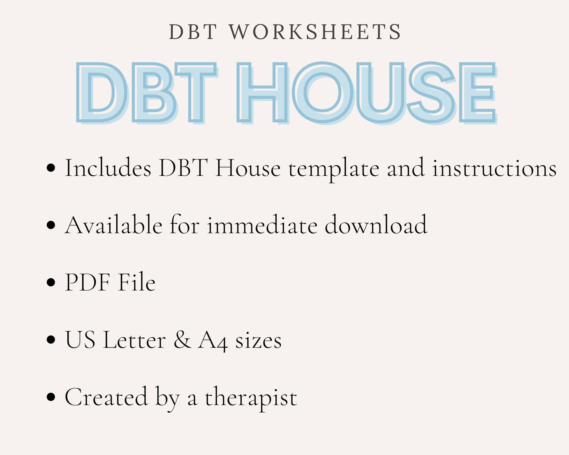 DBT house activity